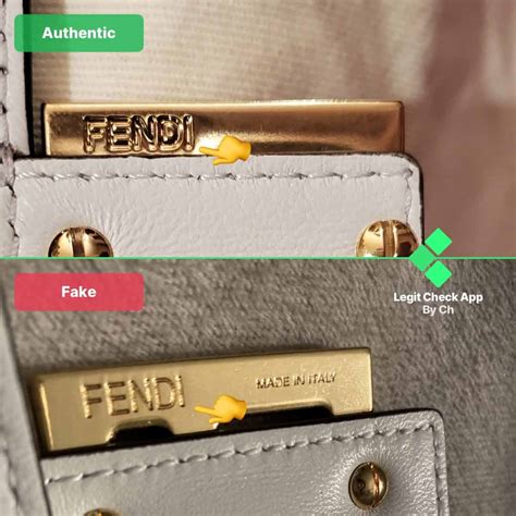 fendi fake vs real bag|fendi authenticity check.